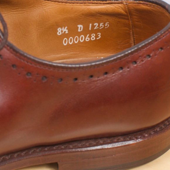 [SOLD]Allen Edmonds 8.5 D Men's Shoe 🇺🇸 Hastings Perforated Wholecut Chili EUC - Picture 6 of 8